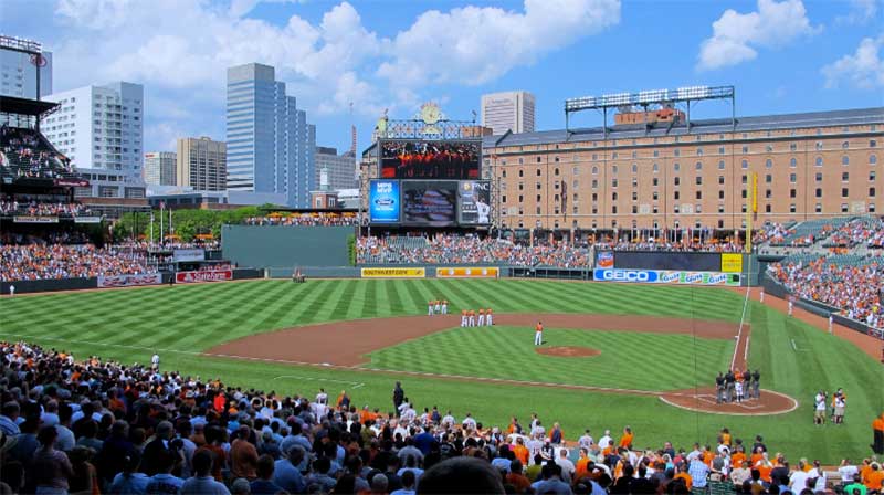 A photo of Camden Yards