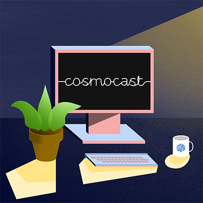 the CoSMOcast logo
