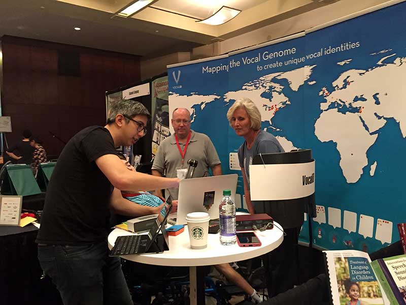 VocaliD showcases its tech at the ISAAC Conference 2016 in Toronto.