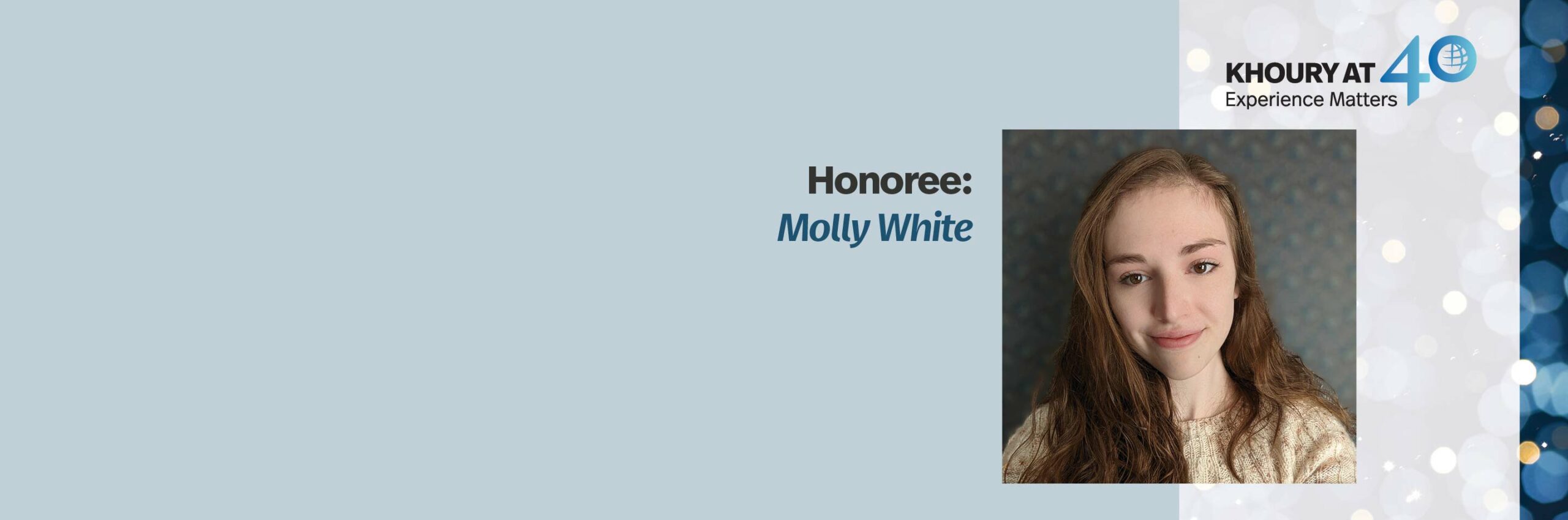 40 For 40 Honoree: Molly White