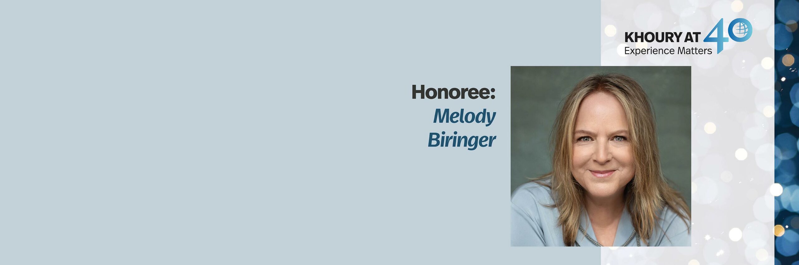 40 for 40 Honoree: Melody Biringer