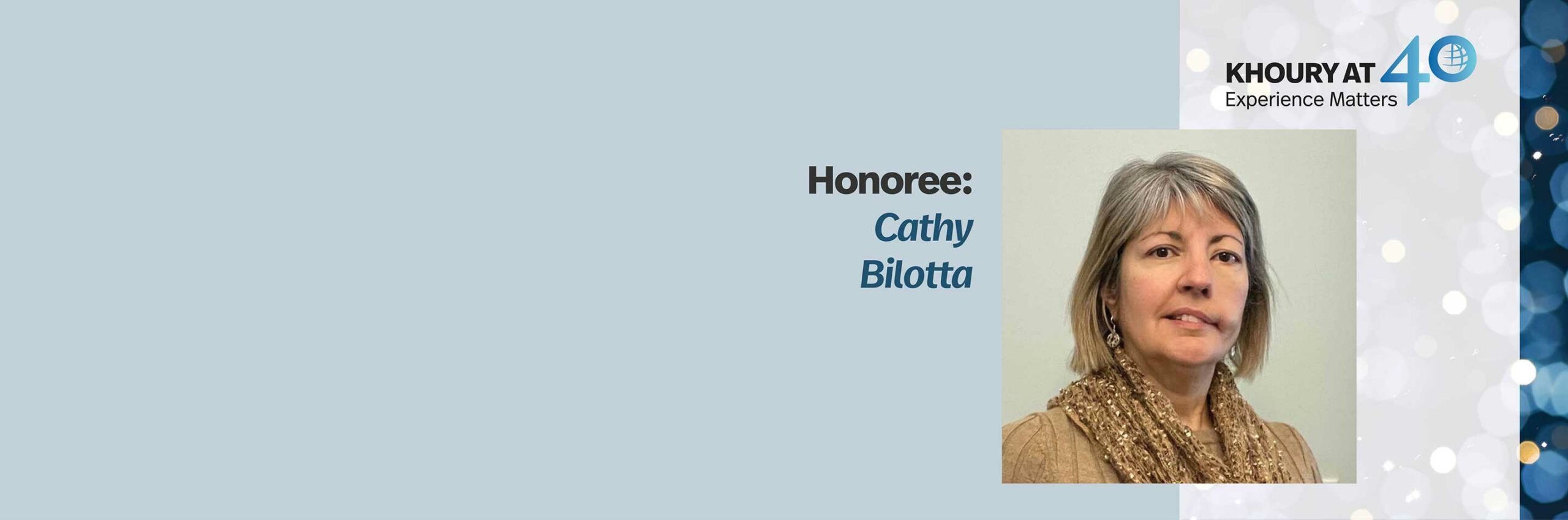 40 for 40 Honoree: Cathy Bilotta