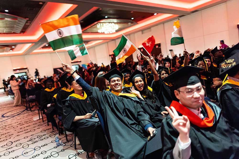 About 220 students from the College of Professional Studies, College of Engineering, and Khoury College of Computer Sciences celebrated completion of their master’s programs May 11, 2024. 